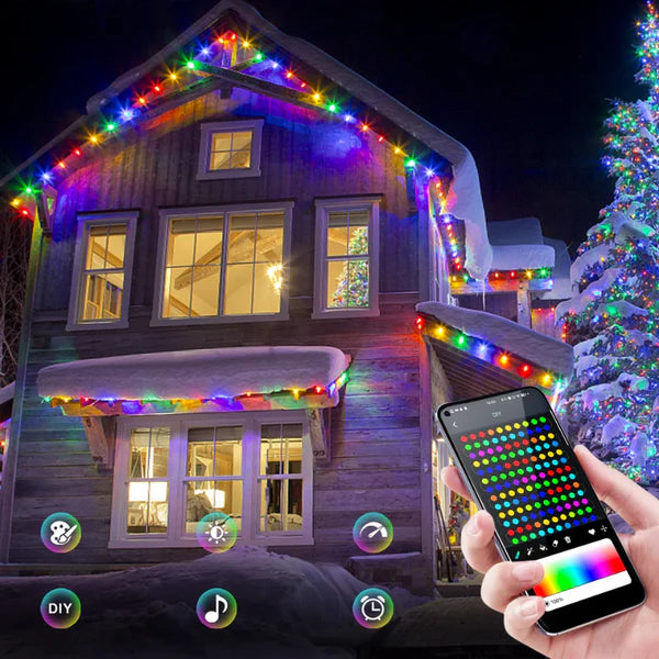 Slimme LED Kerstverlichting | Bedienen via App