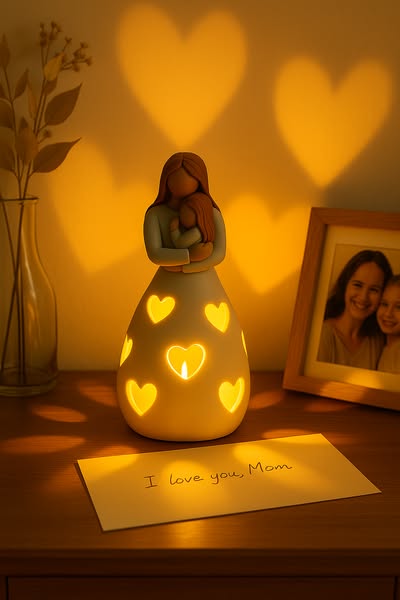Heart of Mom Lamp | Liefdevol geschenk