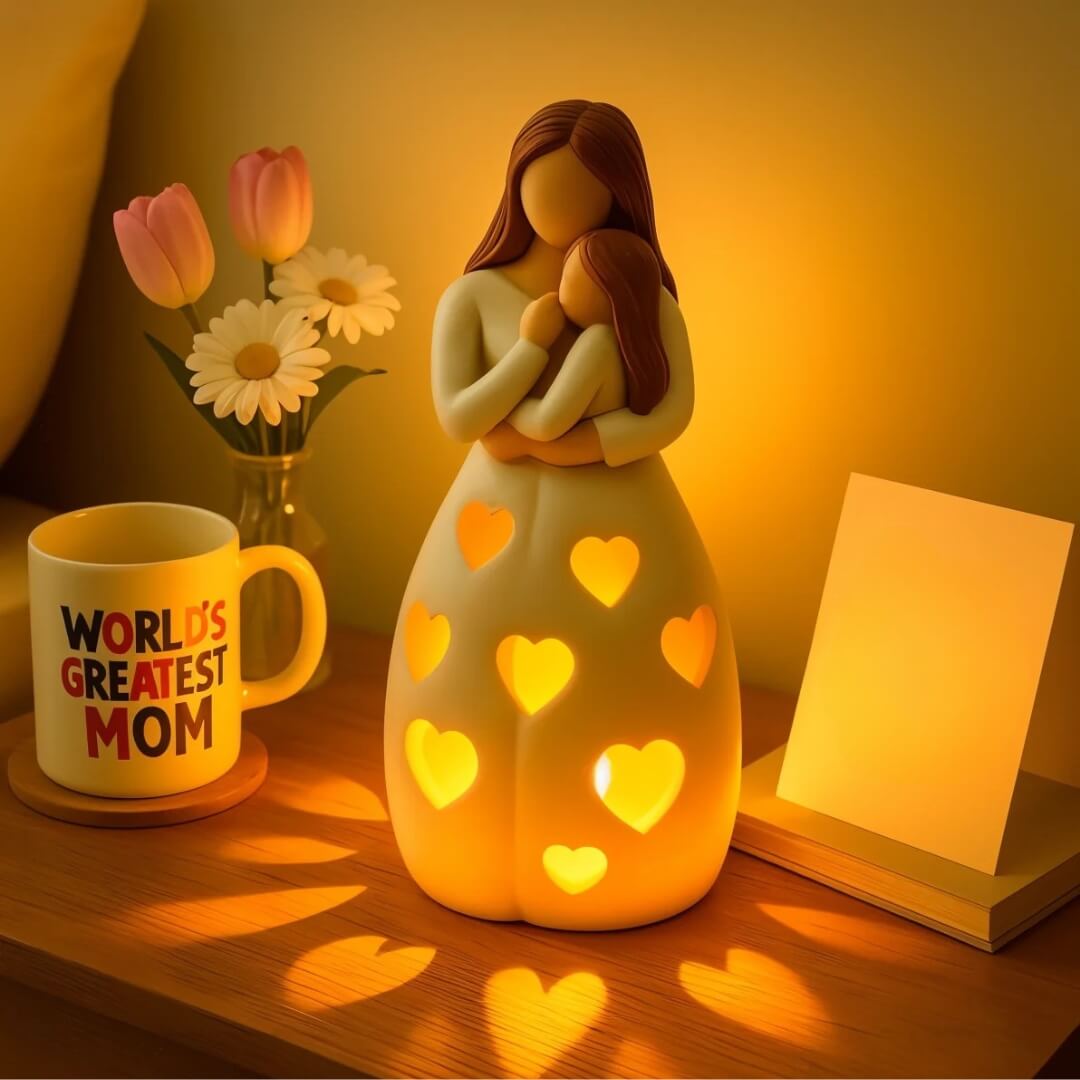 Heart of Mom Lamp | Liefdevol geschenk