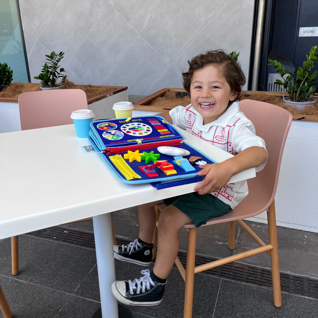 Toddla™ Houten Ontdekbord – Spelen en Leren in Één