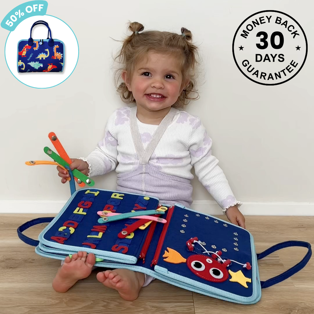 Toddla™ Houten Ontdekbord – Spelen en Leren in Één