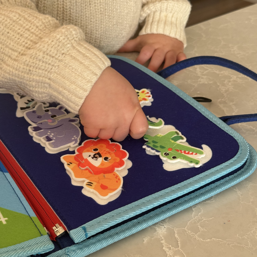 Toddla™ Houten Ontdekbord – Spelen en Leren in Één