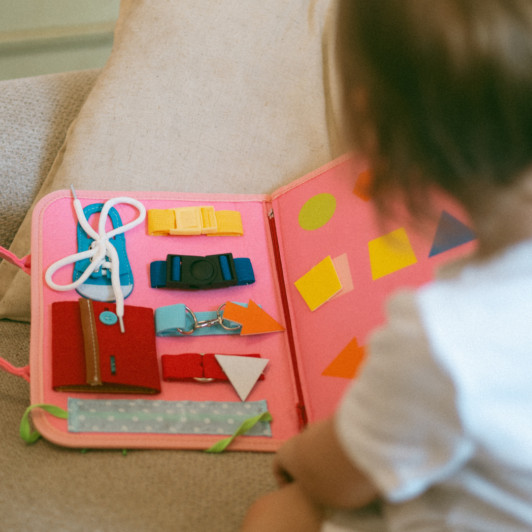 Toddla™ Houten Ontdekbord – Spelen en Leren in Één