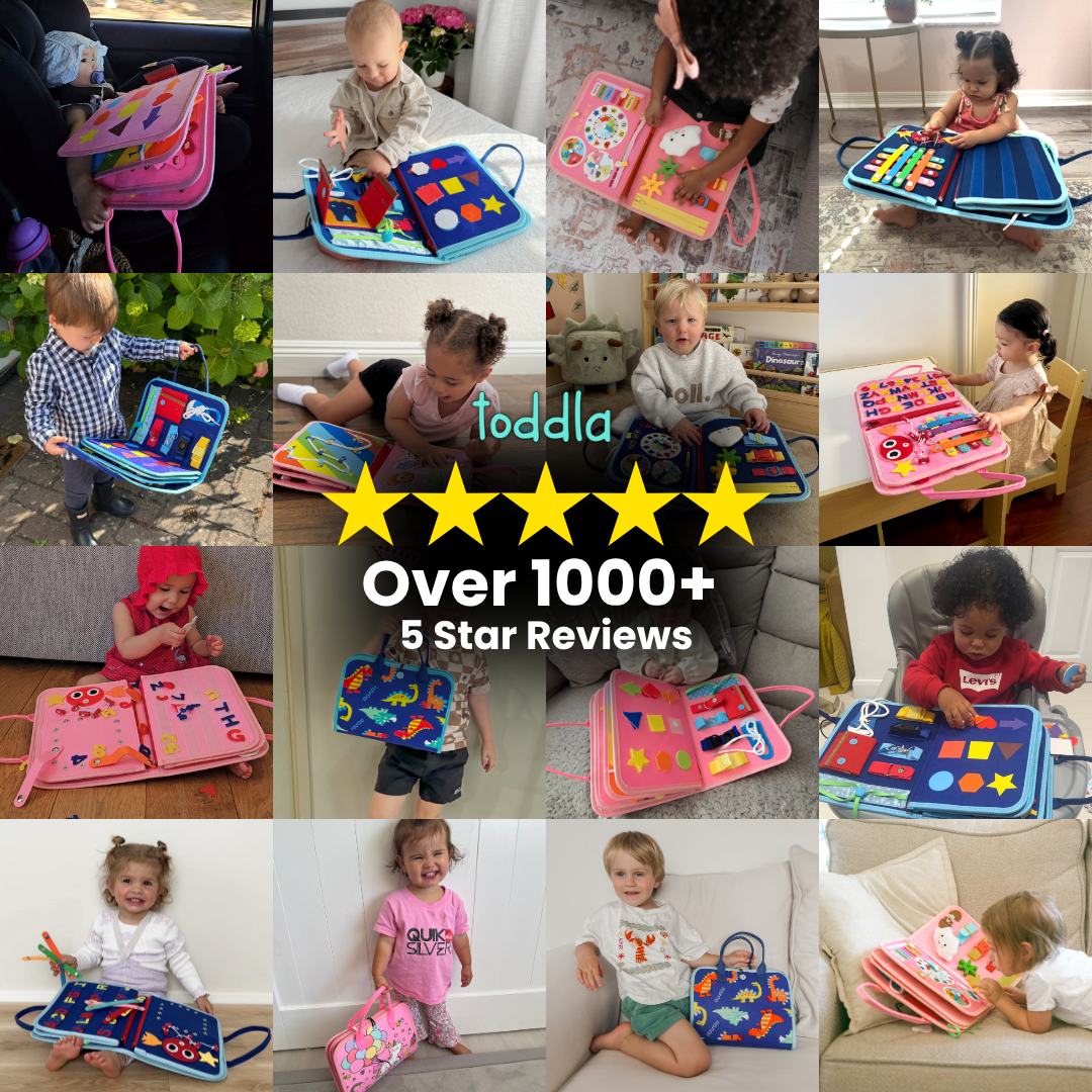 Toddla™ Houten Ontdekbord – Spelen en Leren in Één
