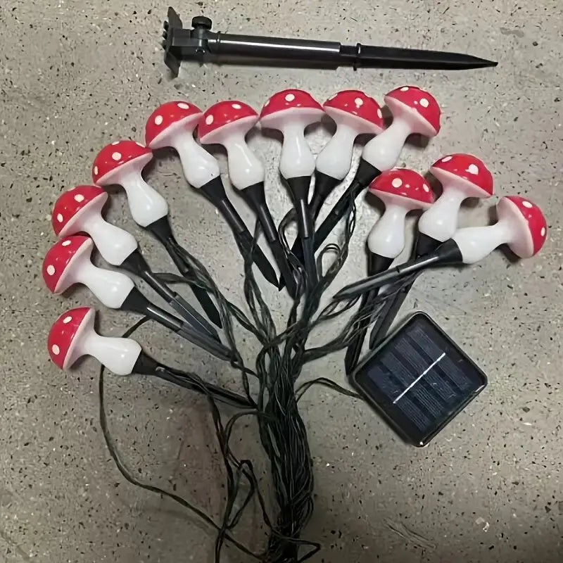 Stijlvolle Buitenverlichting voor Tuin - LED Paddestoelen