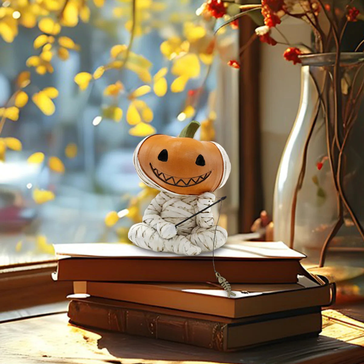 Levendige Halloween Pompoen | Tuin Decoratie