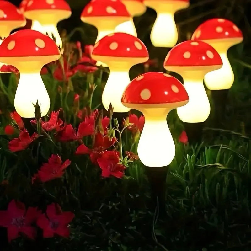 Stijlvolle Buitenverlichting voor Tuin - LED Paddestoelen