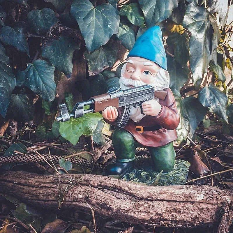 Kabouter-Krijger – De Stoerste Blikvanger voor je Tuin