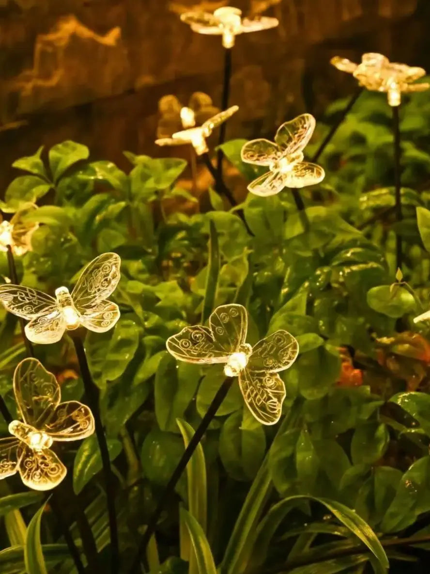 Solar Vlinder Tuinlamp – 6‑delig