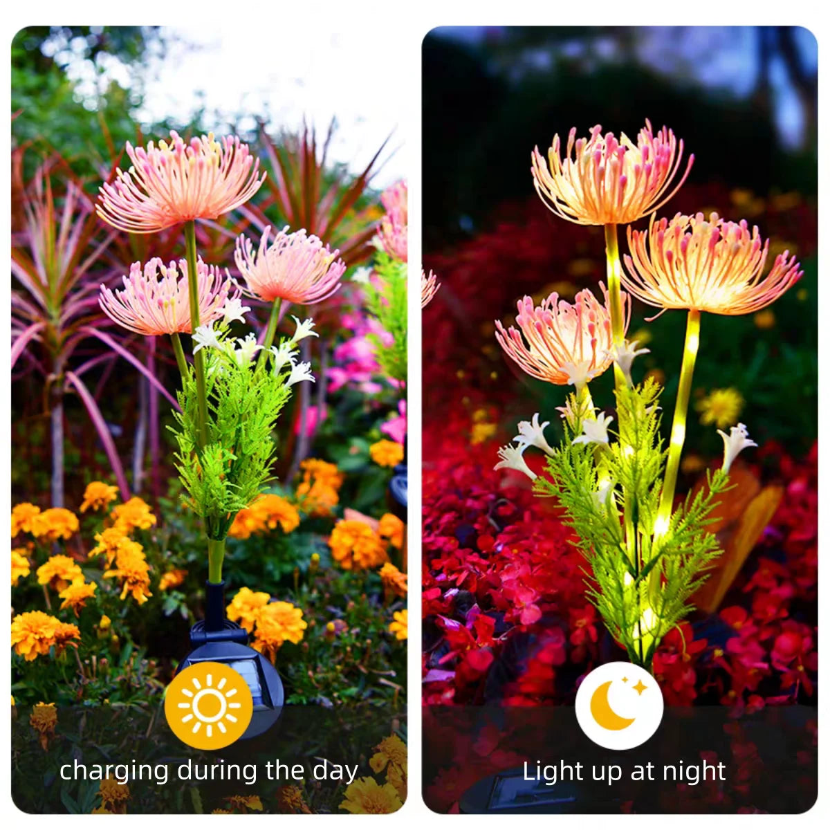 LED Solar Bloemdecoratie | Voor Sfeer in de Tuin