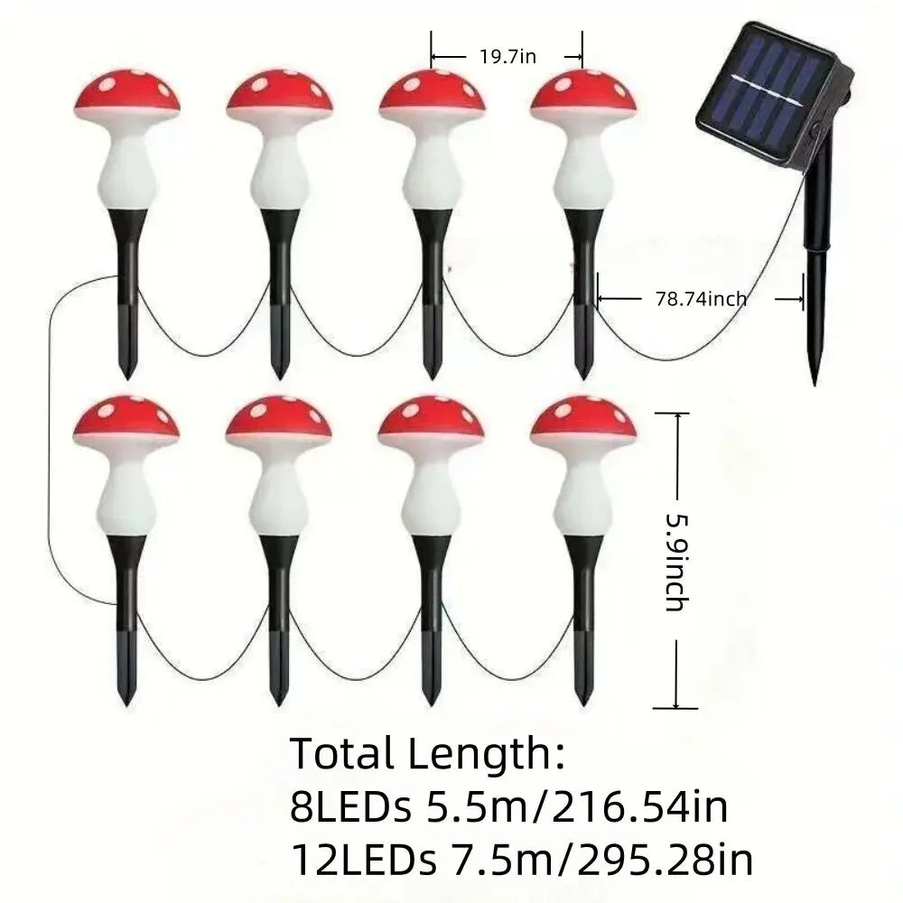 Stijlvolle Buitenverlichting voor Tuin - LED Paddestoelen