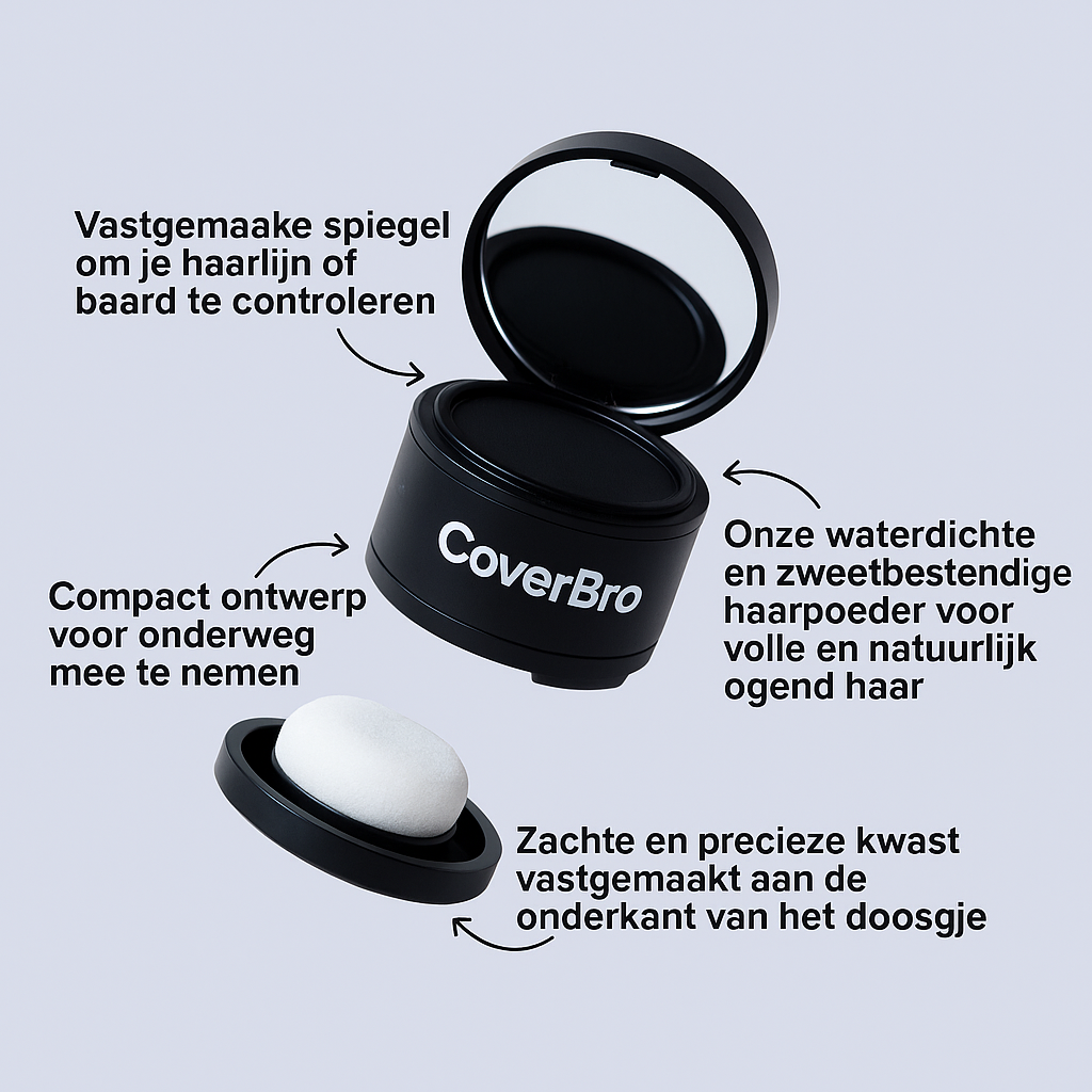 CoverBro™  Haarpoeder |  Waterbestendig