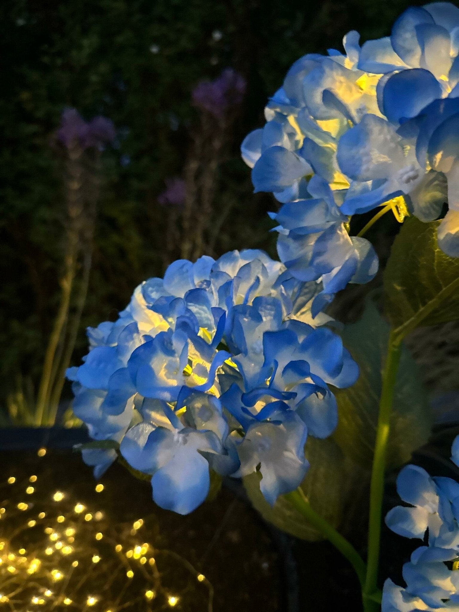 Solar Tuinbloem Hortensia – LED Licht voor buiten
