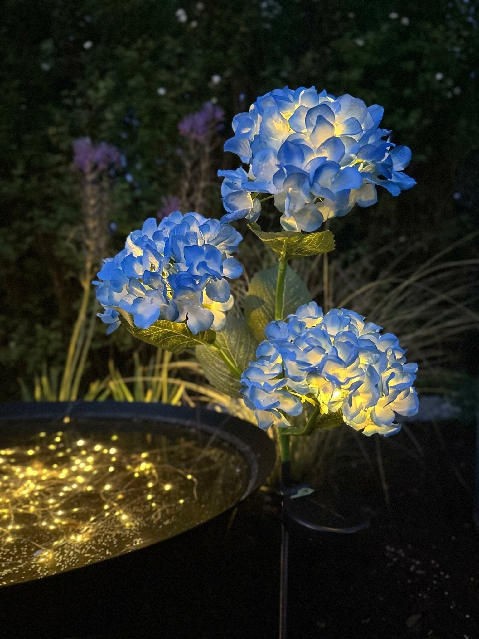 Solar Tuinbloem Hortensia – LED Licht voor buiten