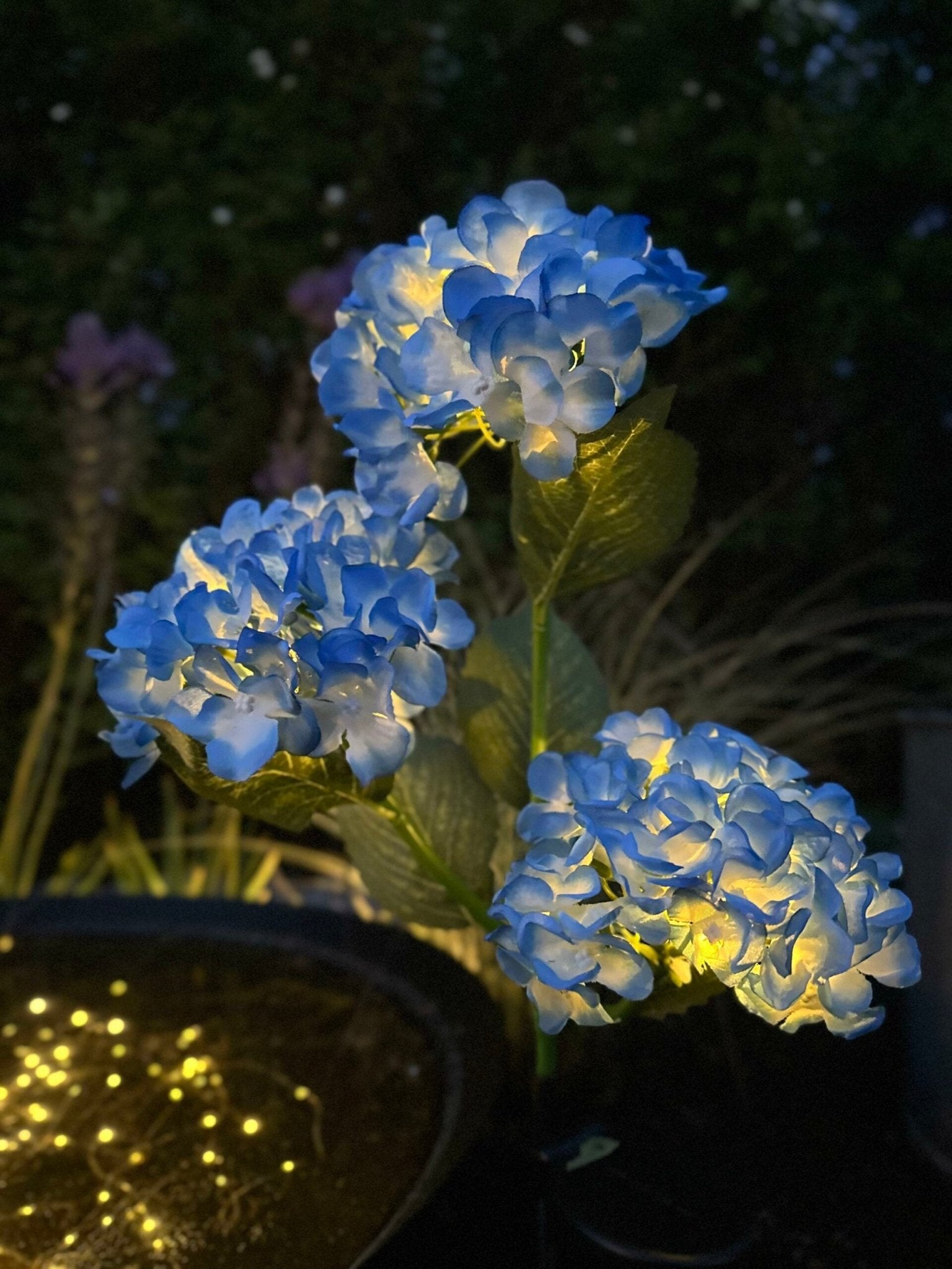 Solar Tuinbloem Hortensia – LED Licht voor buiten