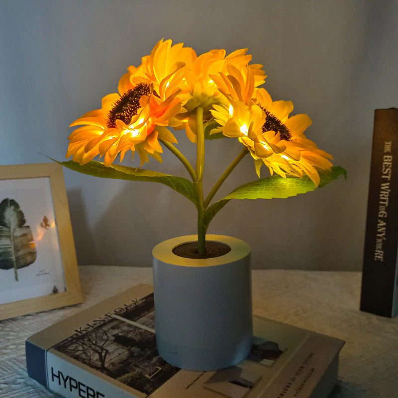 LED Zonnebloemlamp | Breng Vreugde in Elke Kamer! 🌻✨