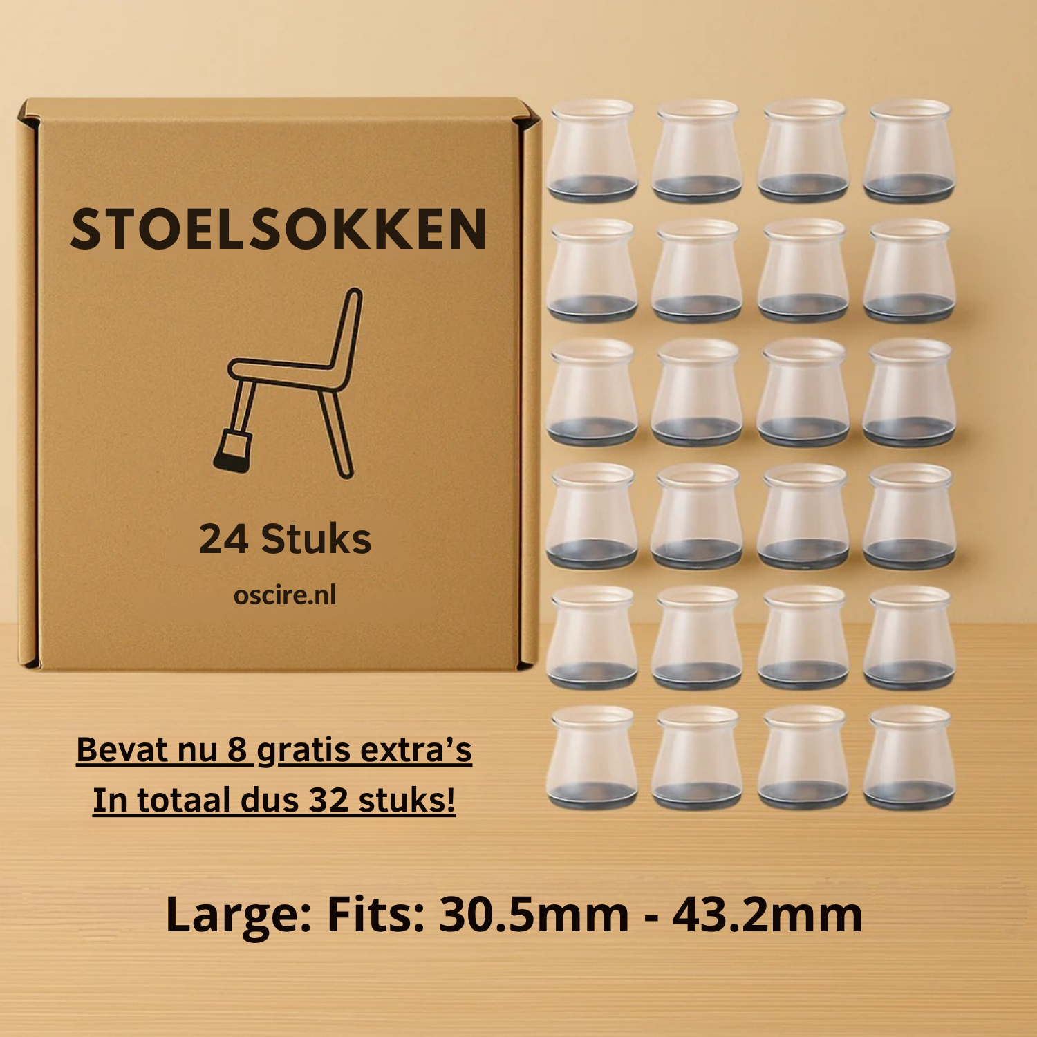 Vilt Stoelsokken – Bescherm je Vloer en Verminder Geluid