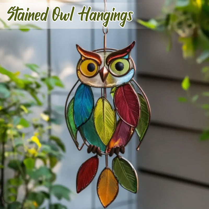 Kleurrijke Uil‑Design – Licht & Handgemaakt