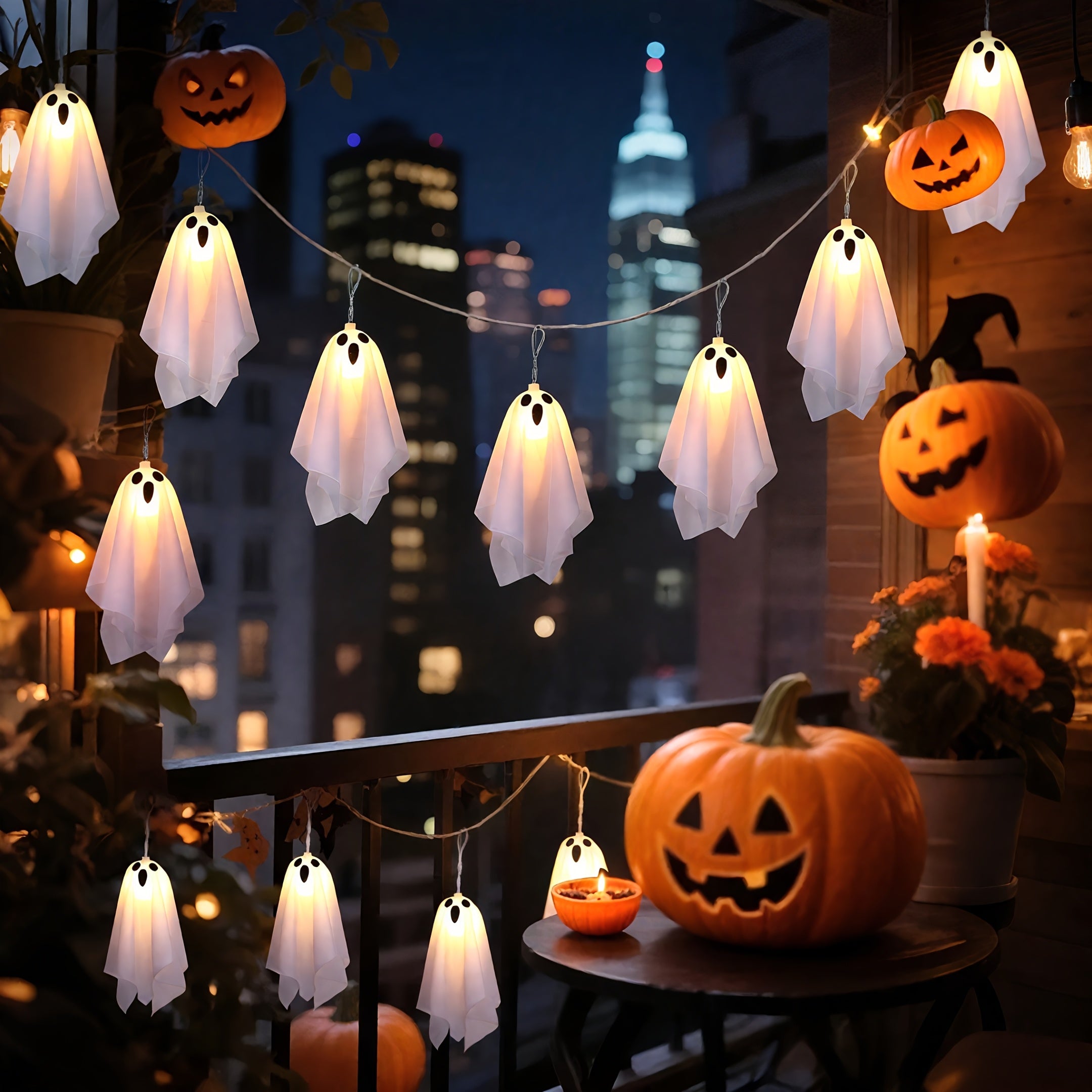 Griezelige Spooklampen voor feestjes / Halloween | Set per 10 stuks