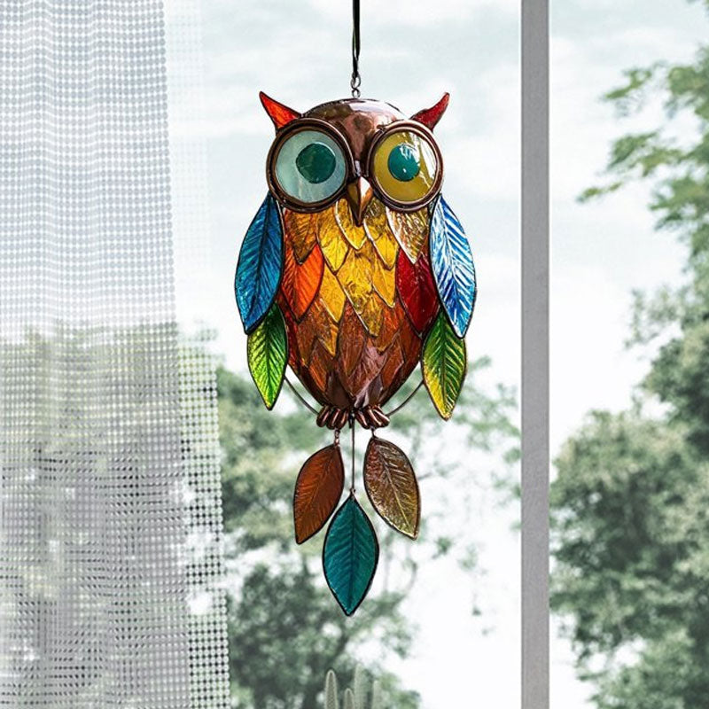 Kleurrijke Uil‑Design – Licht & Handgemaakt