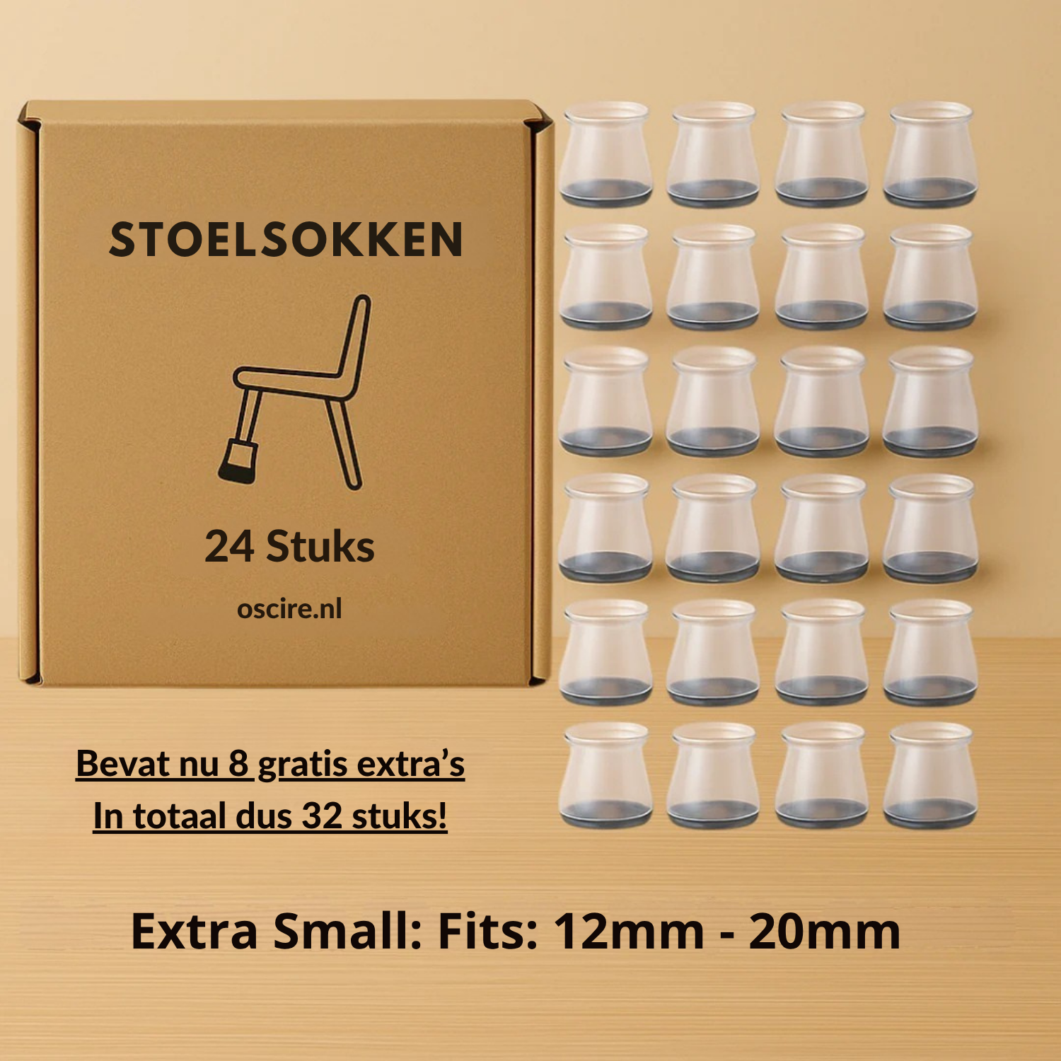 Vilt Stoelsokken – Bescherm je Vloer en Verminder Geluid