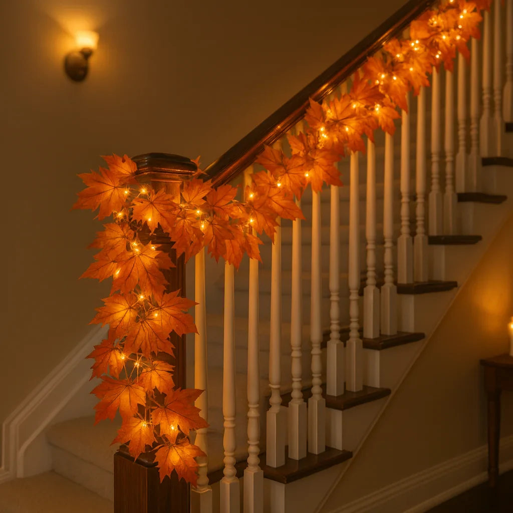 LED Decoratie Herfstblaadjes – Warm en Feestelijk | 3 meter