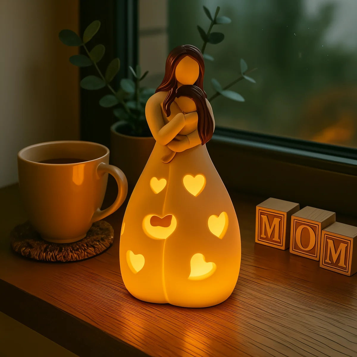 Heart of Mom Lamp | Liefdevol geschenk