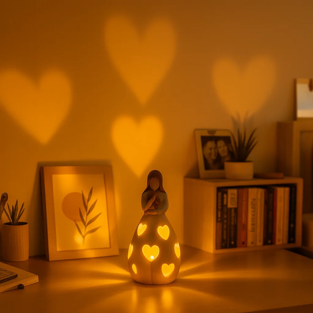Heart of Mom Lamp | Liefdevol geschenk