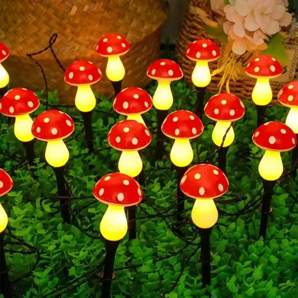 Stijlvolle Buitenverlichting voor Tuin - LED Paddestoelen