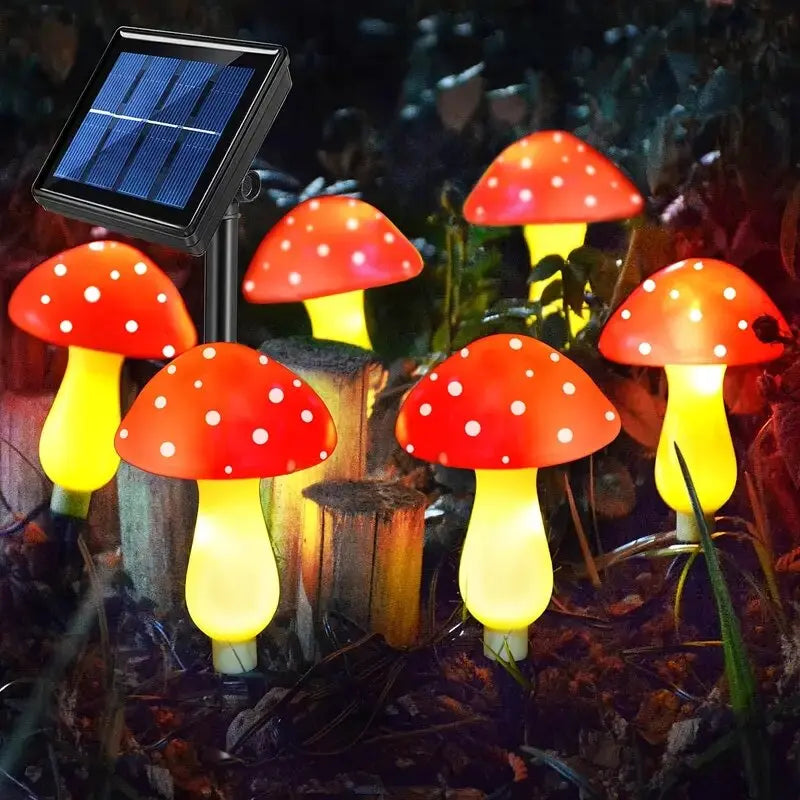 Stijlvolle Buitenverlichting voor Tuin - LED Paddestoelen
