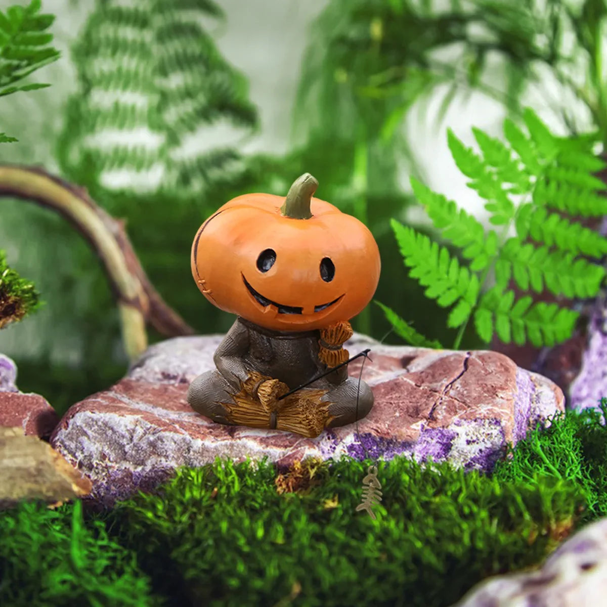 Levendige Halloween Pompoen | Tuin Decoratie
