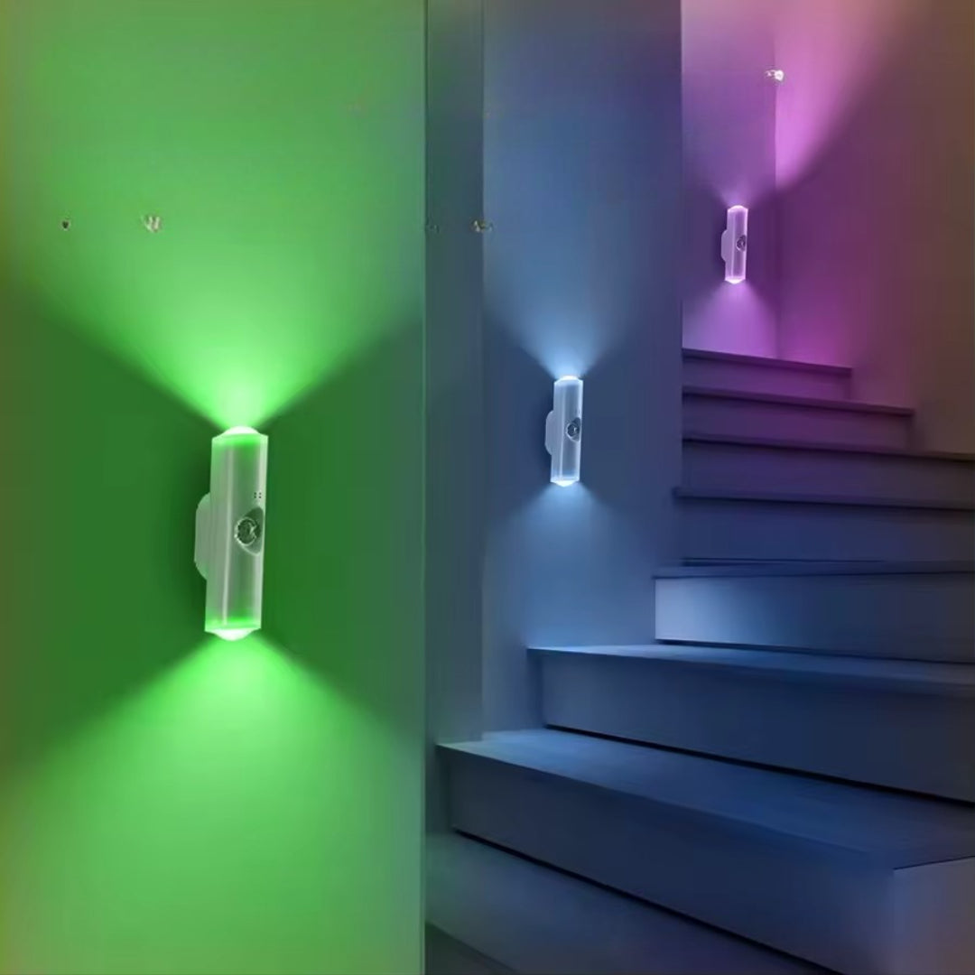 LumiSense ™ Wandlamp met Bewegingssensor | RGB Nachtlampje & Instelbare Helderheid