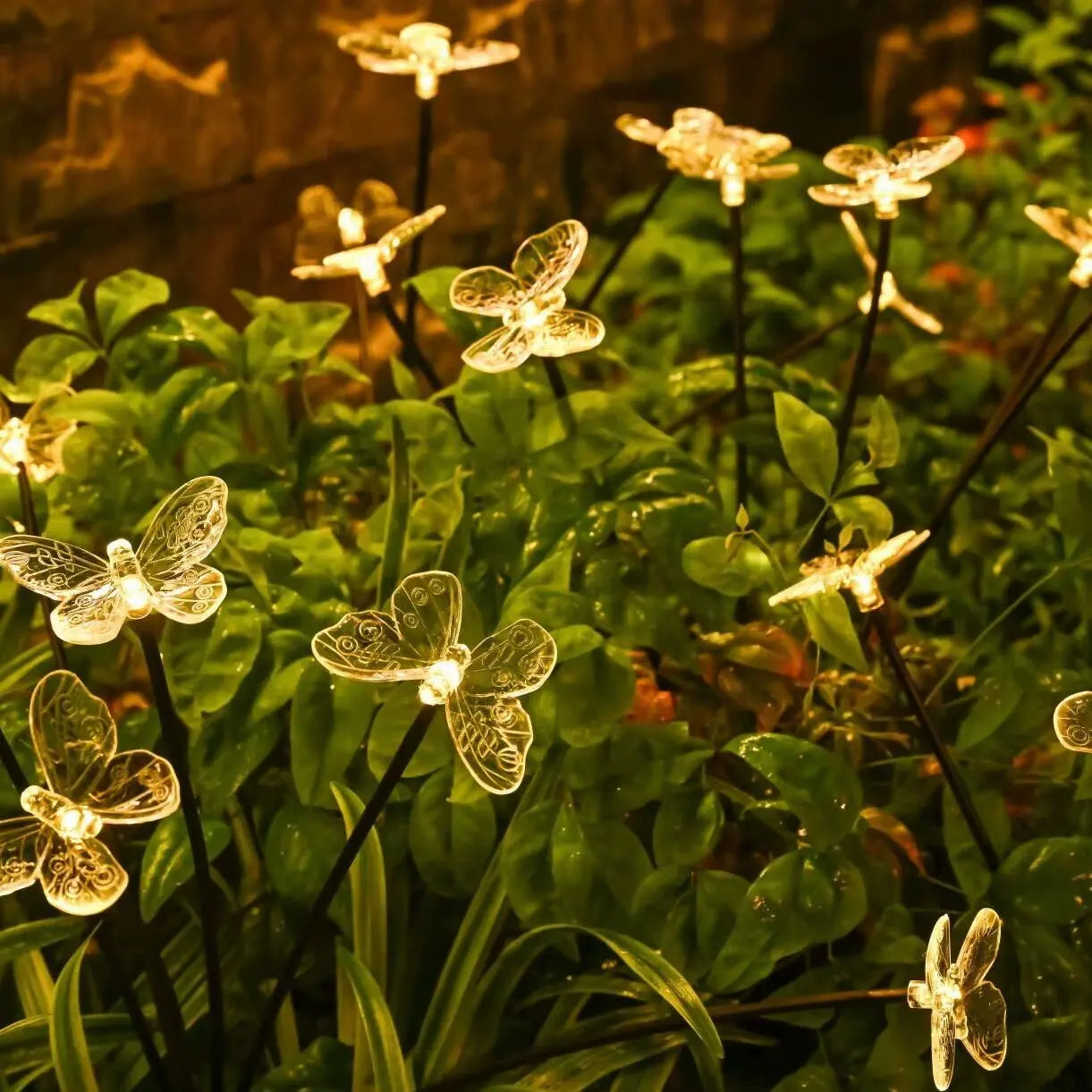 Solar Vlinder Tuinlamp – 6‑delig