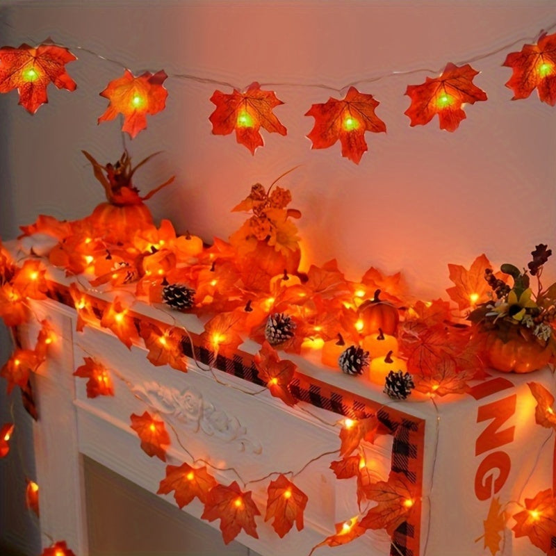 Betoverende LED Herfstblaadjes