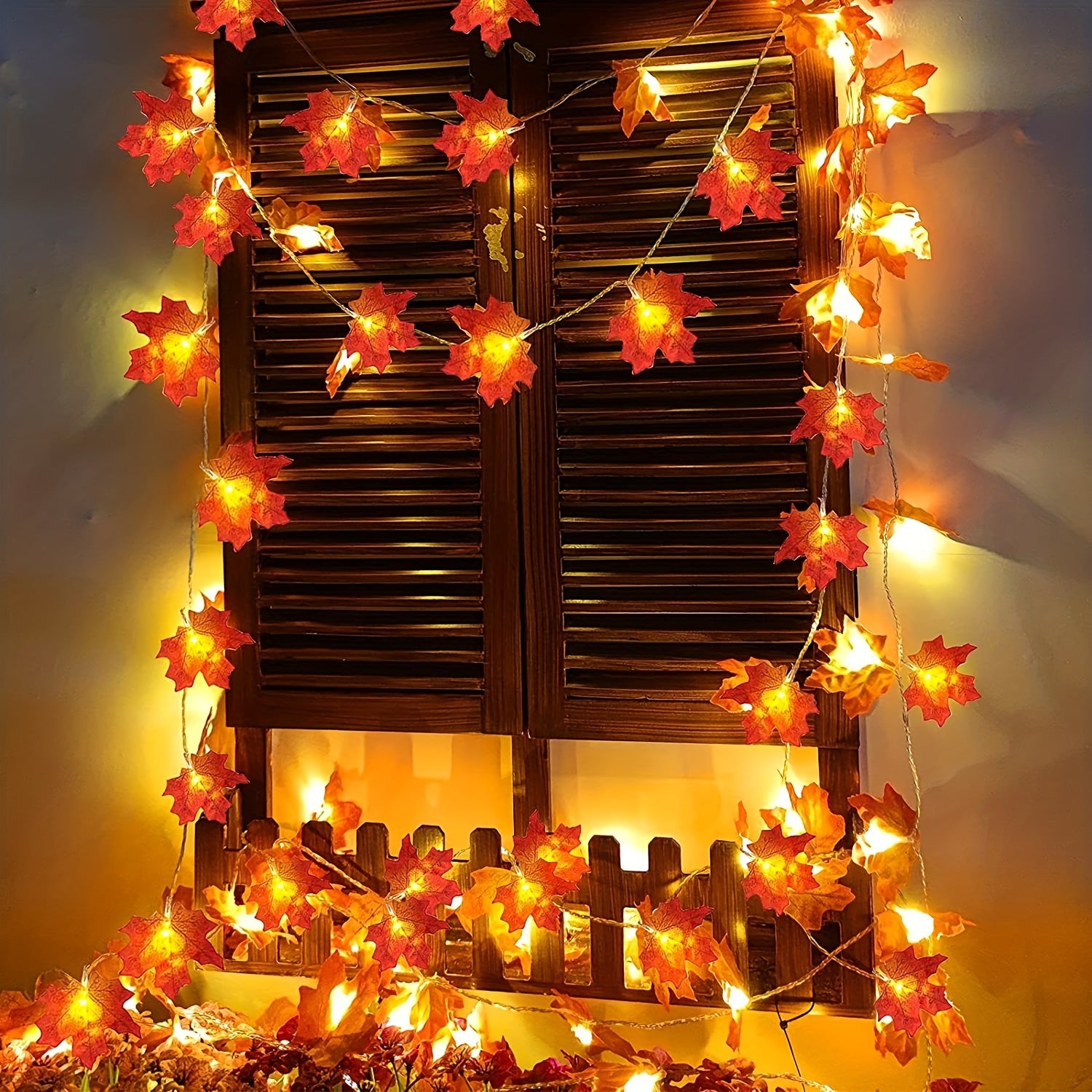 Betoverende LED Herfstblaadjes