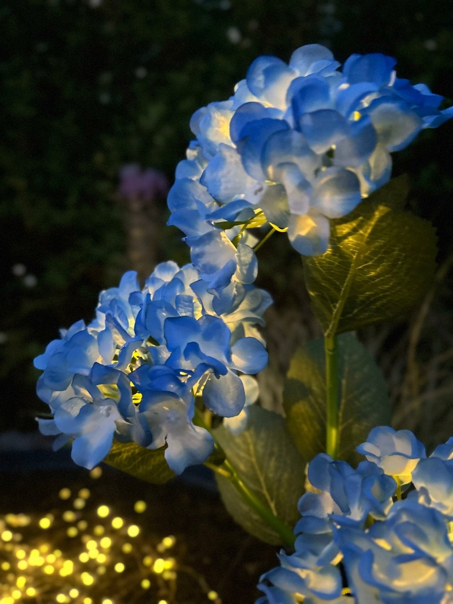 Solar Tuinbloem Hortensia – LED Licht voor buiten