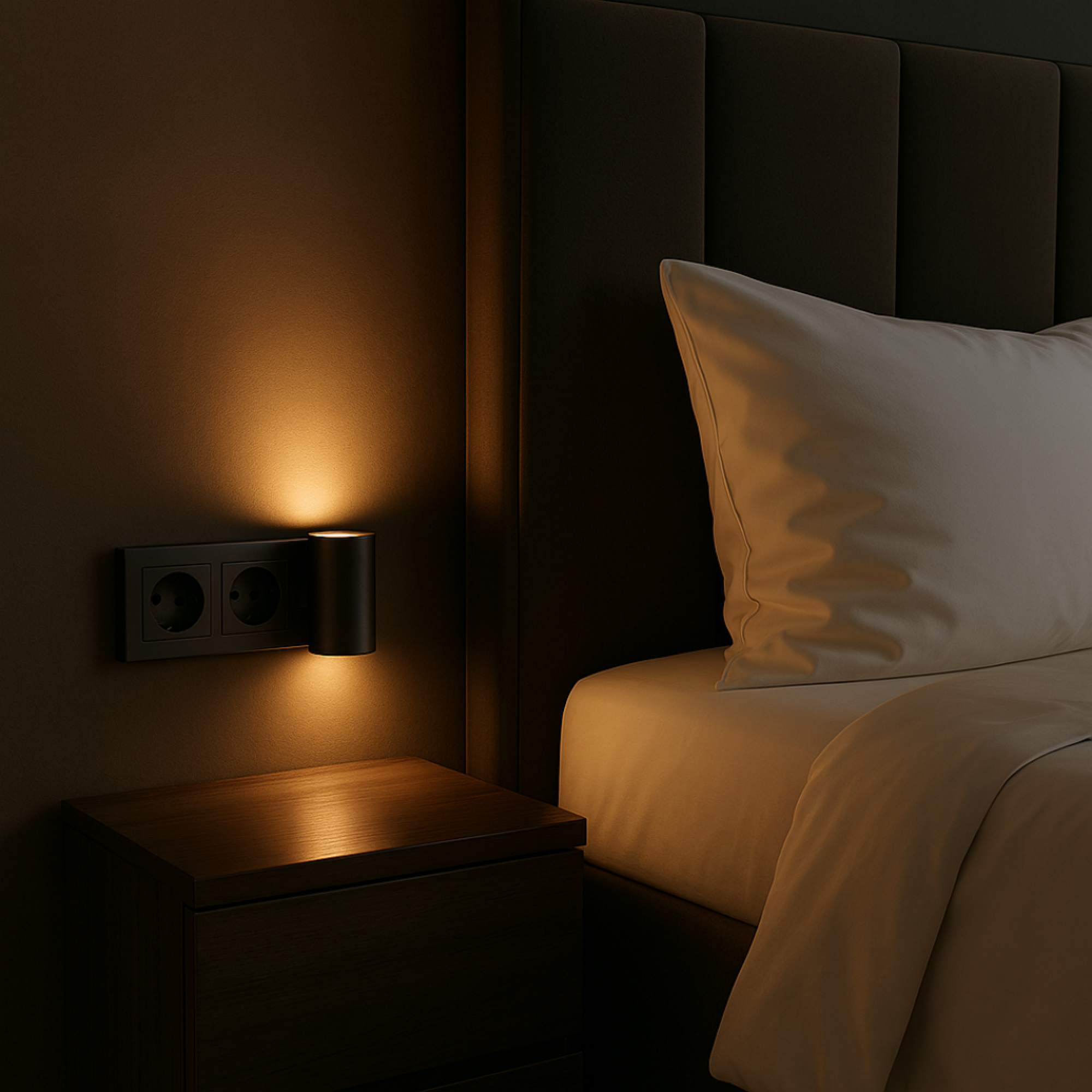 SmartLite™ Stekkerlamp |  Slim & Dimbaar Licht