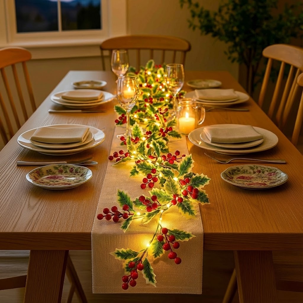 Poinsettia Slinger |  Sfeerverlichting voor thuis | 5 meter