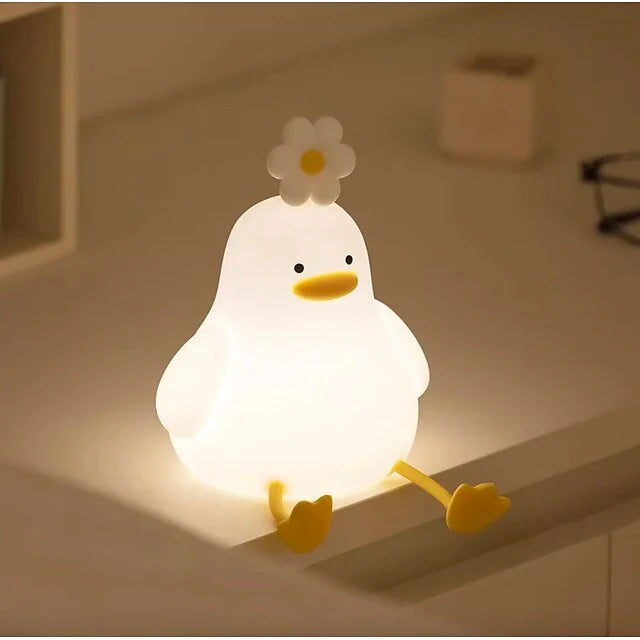 Veilleuse LED Ducky pour enfants - Lumière douce et apaisante